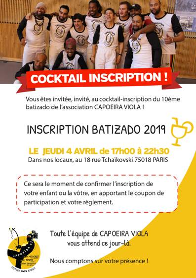 cocktail-inscription Batizados Capoeira Viola 2019