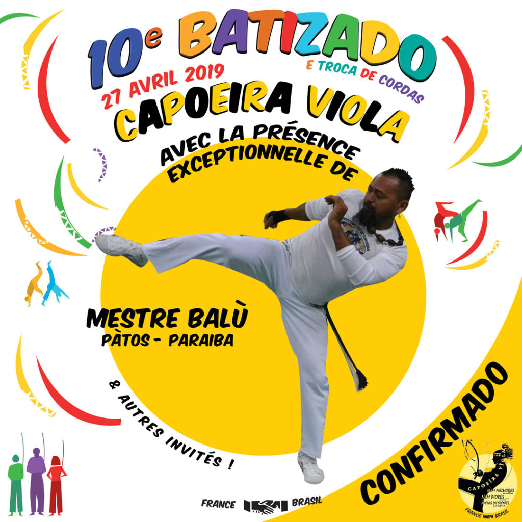 Mestre Balu CONFIRMADO 10o batizado Capoeira Viola