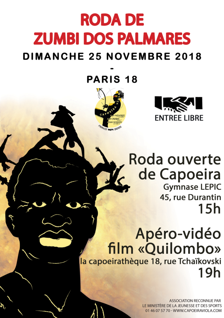 Capoeira Viola: roda de Zumbi dos palmares 25 novembre 2018