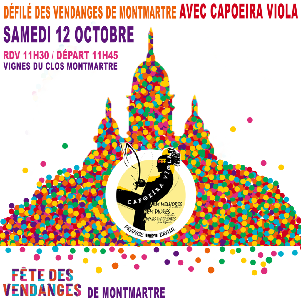 CapoeiraViola au défilé des vendanges de montmartre 2019